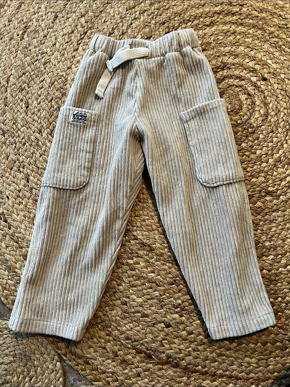 Mini First Corduroy Cargo Pants Size 2T Like New